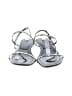 Madewell 100% Leather Silver Sandals Size 10 1/2 - photo 2