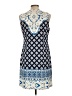Hale Bob Print Blue Casual Dress Size L - photo 2