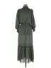 Max Studio 100% Polyester Graphic Green Casual Dress Size XL - photo 1