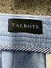 Talbots 100% Cotton Chevron-herringbone Blue Shorts Size 10 (petite) - photo 3
