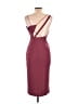Keepsake 100% Polyester Solid Burgundy Cocktail Dress Size S - photo 2
