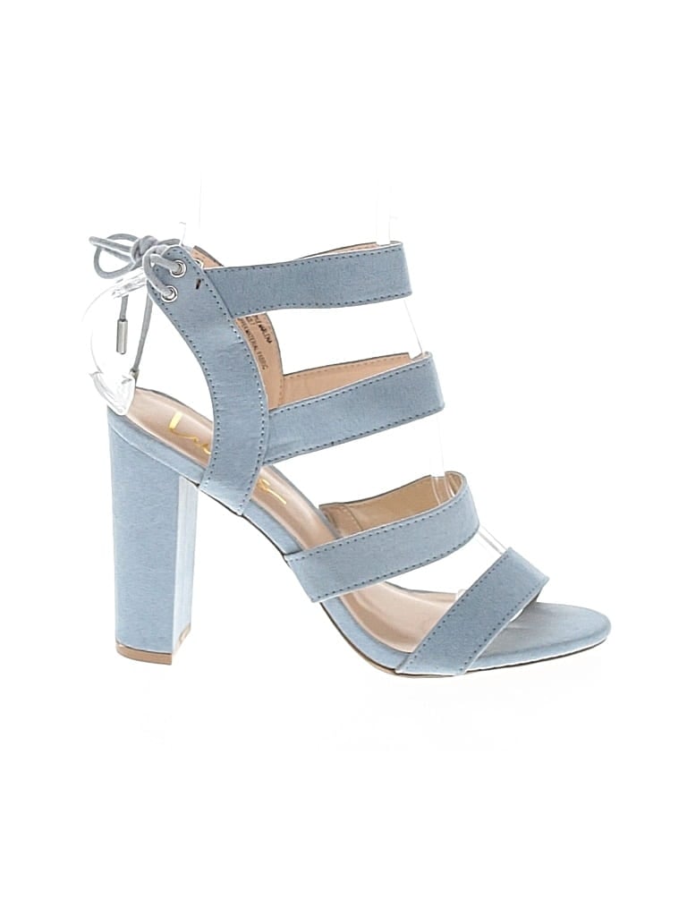 Pre-owned Lulus Sandals In Blue