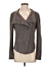 BCBGMAXAZRIA Gray Faux Leather Jacket Size S - photo 1