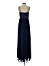 DB Studio 100% Polyester Blue Cocktail Dress Size 4 - photo 2