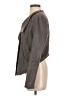 BCBGMAXAZRIA Gray Faux Leather Jacket Size S - photo 5