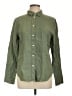 J.Crew 100% Linen Green Long Sleeve Button-Down Shirt Size 10 - photo 1