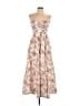 AaKaa 100% Cotton Paisley Tan Casual Dress Size M - photo 1