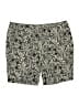 Caribbean Joe Animal Print Black Shorts Size 22 - photo 2