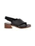 Franco Sarto Black Sandals Size 8 1/2 - photo 1