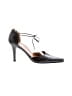 Versani 100% Leather Black Heels Size 8 - photo 1