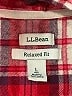 L.L.Bean 100% Cotton Plaid Red Fleece Size L - photo 3