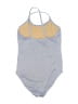 Crewcuts Metallic Gray One Piece Swimsuit Size 14 - photo 2