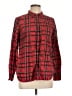 J.Crew 100% Cotton Plaid Red Long Sleeve Button-Down Shirt Size 10 - photo 1