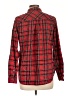 J.Crew 100% Cotton Plaid Red Long Sleeve Button-Down Shirt Size 10 - photo 2