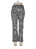 Coldwater Creek Paisley Silver Casual Pants Size 10 - photo 2