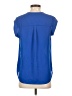 DR2 100% Polyester Blue Short Sleeve Blouse Size XS - photo 2