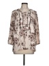 DR2 100% Polyester Ivory 3/4 Sleeve Blouse Size L - photo 1