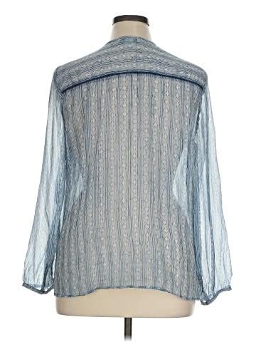 Vintage America Blues Long Sleeve Blouse (view 2)
