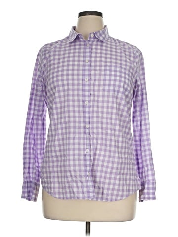 J.Crew Factory Store Long Sleeve Button-Down Shirt (view 1)
