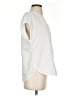 H&M White Short Sleeve Blouse Size S - photo 4