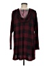 Venus Plaid Burgundy Poncho Size M - photo 2