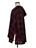 Venus Plaid Burgundy Poncho Size M - photo 5