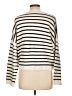 Vince Camuto Stripes Silver Pullover Sweater Size L - photo 2