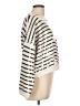 Vince Camuto Stripes Silver Pullover Sweater Size L - photo 4