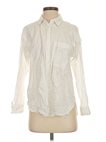 Ann Taylor LOFT Long Sleeve Button-Down Shirt (view 1)