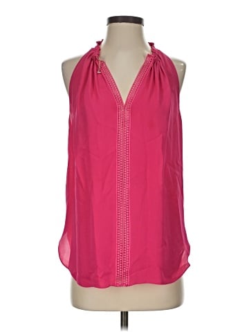 Elie Tahari Sleeveless Silk Top (view 1)