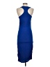 Express Solid Blue Casual Dress Size S - photo 2