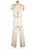 Trina Turk Solid Ivory Jumpsuit Size Lg - photo 2