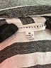Jane and Delancey Stripes Silver Short Sleeve Button-Down Shirt Size 3X - photo 7