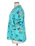 Worthington 100% Polyester Tropical Teal Short Sleeve Blouse Size XL - photo 5