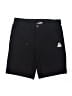 Reebok 100% Polyester Solid Black Athletic Shorts Size 14 - photo 1