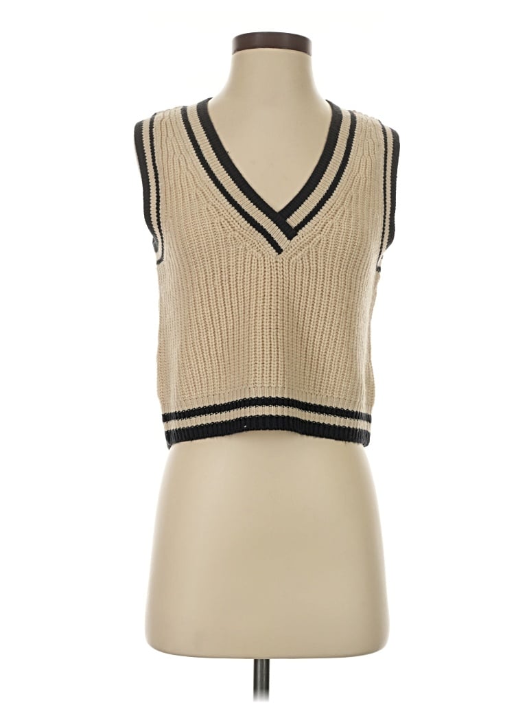 Divided By H&m Sweater Vest In Tan