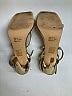 Elisabet Tang Metallic Gold Sandals Size 11 - photo 5