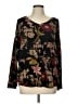 Well Worn Black Long Sleeve Blouse Size L - photo 1