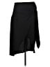Naked Zebra Solid Black Formal Skirt Size L - photo 1