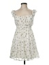 No Comment Floral Ivory Casual Dress Size M - photo 1