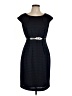 Connected Apparel Chevron-herringbone Black Casual Dress Size 12 Petite - photo 1