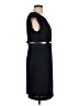 Connected Apparel Chevron-herringbone Black Casual Dress Size 12 Petite - photo 4