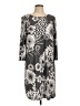 Studio One Print Gray Casual Dress Size L - photo 1