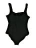 Seraphine Solid Black One Piece Swimsuit Size M - photo 2