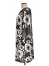 Studio One Print Gray Casual Dress Size L - photo 5