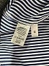 Ann Taylor LOFT 100% Polyester Stripes Blue Short Sleeve Blouse Size M - photo 8