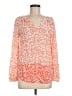 Boden 100% Viscose Orange Long Sleeve Blouse Size 6 - photo 1
