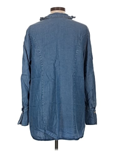 Soft Surroundings Long Sleeve Button-Down Shirt (view 2)
