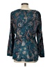 One World Teal Long Sleeve Blouse Size L - photo 2