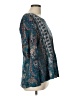 One World Teal Long Sleeve Blouse Size L - photo 4